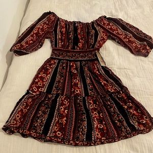 Floral Short Dress